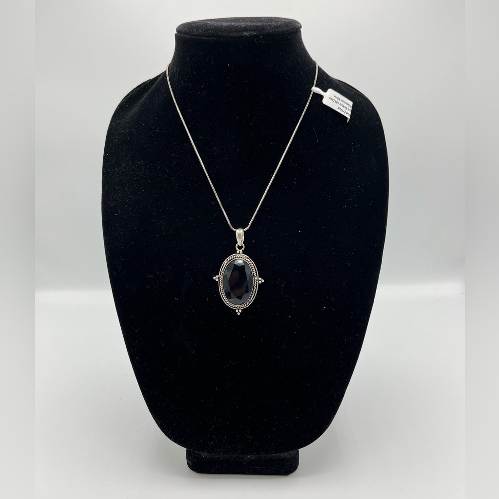 NWT-Ametrine Pendant German Silver Necklace